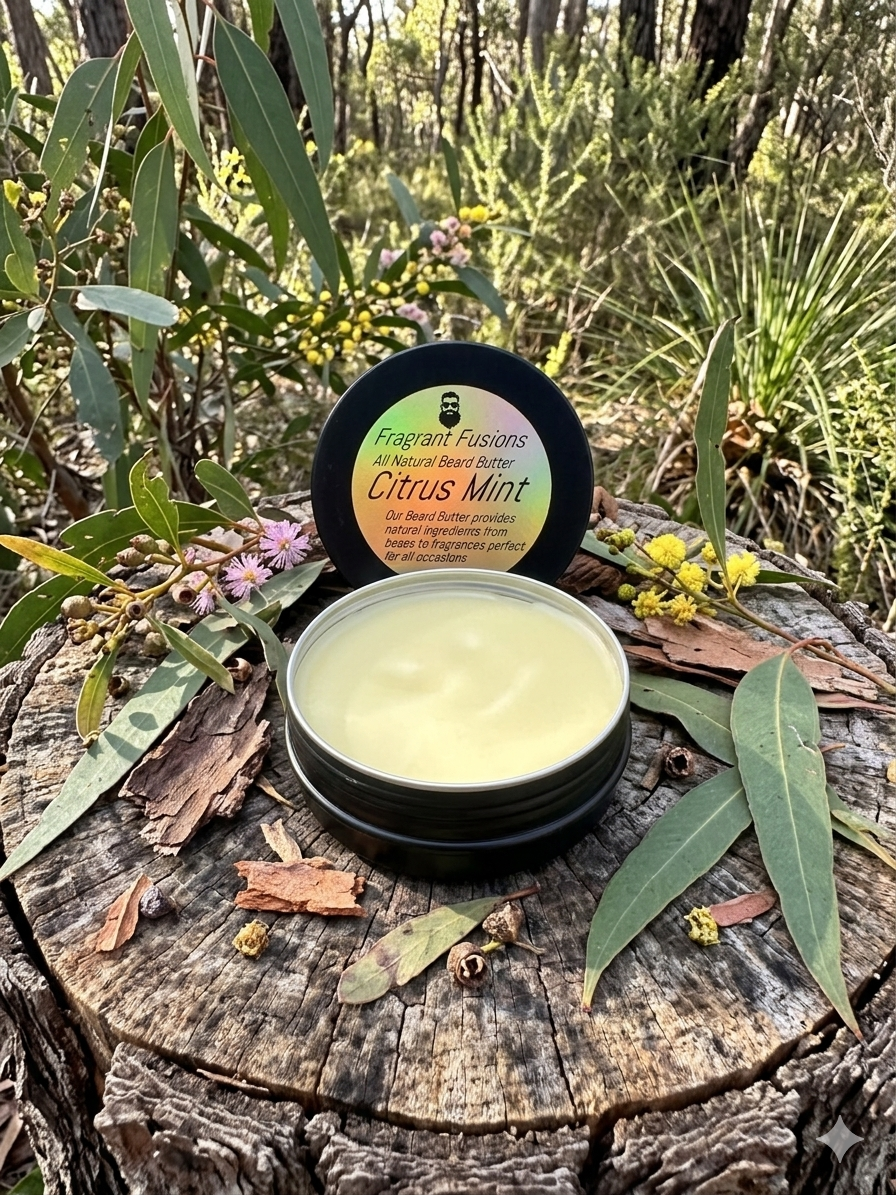 Citrus Mint Beard Butter 60ml — Firm Hold | Bright & Energising