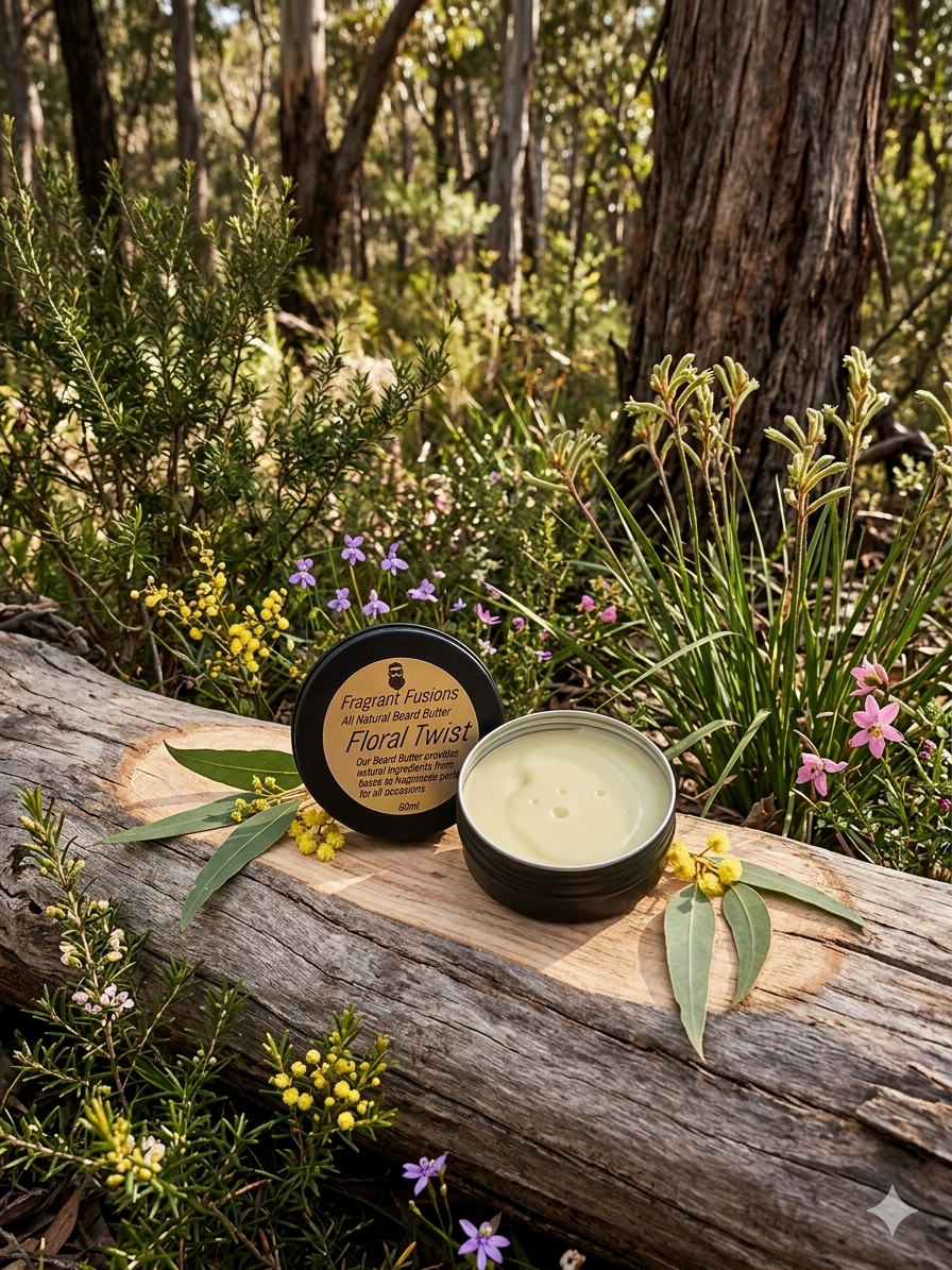 Floral Twist Beard Butter 60ml — Firm Hold | Soft & Sophisticated