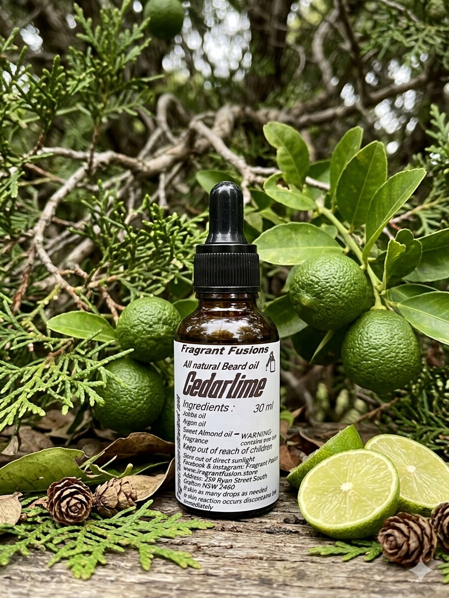 Cedar Lime Beard Oil 30ml — Sharp & Sophisticated